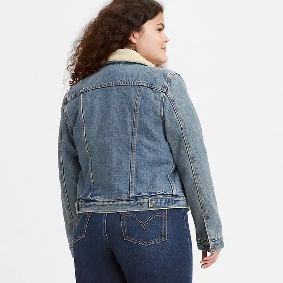 Levi’s Sherpa Trucker Jacket Size XS - Picture 6 of 12